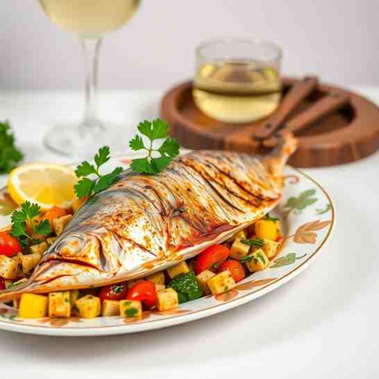 Central African Republic Grilled White Fish